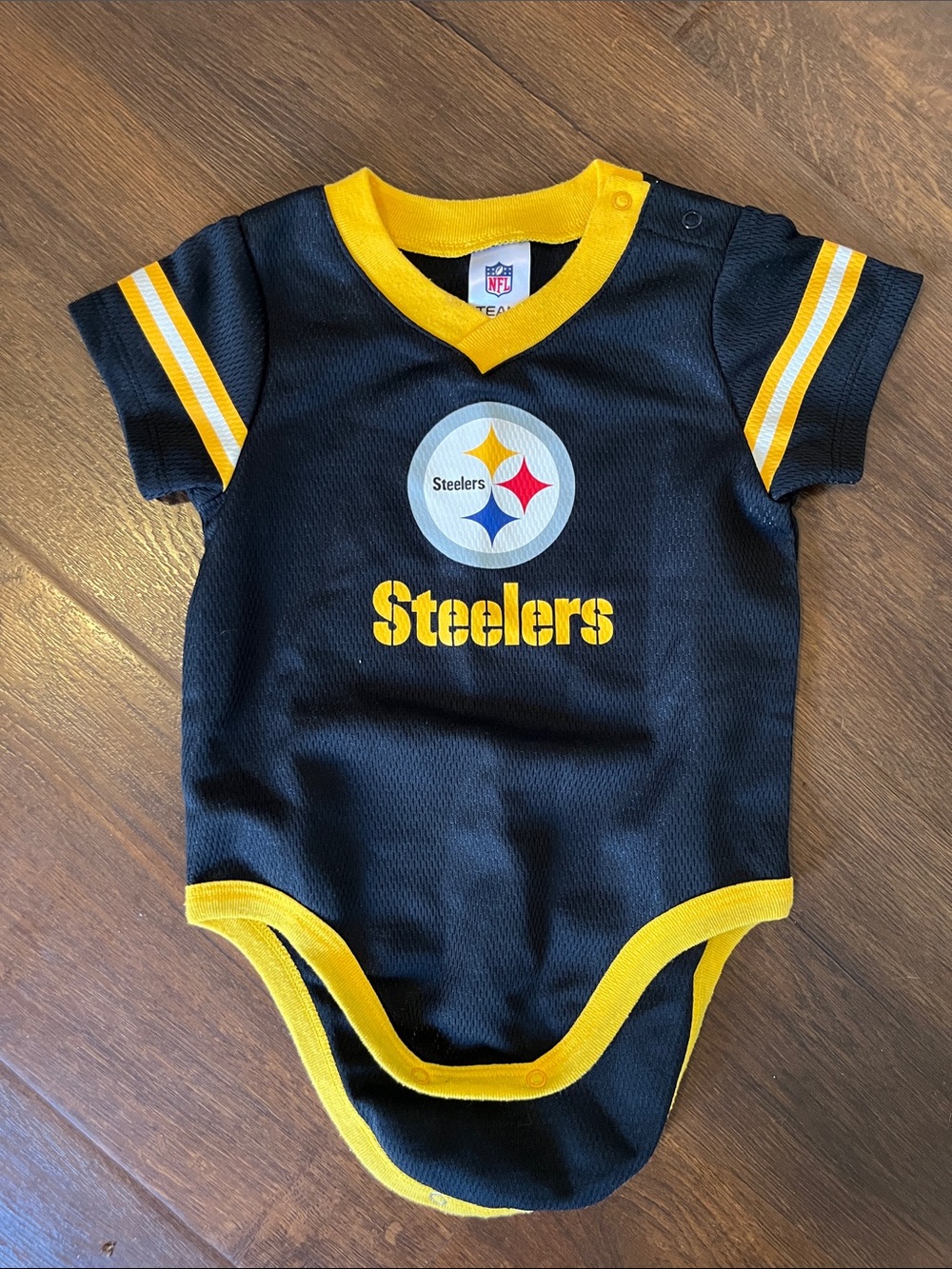 NFL Team Baby Steelers Onesie